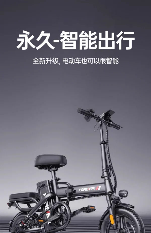 Permanent Folding Electric Bicycle - Image 10